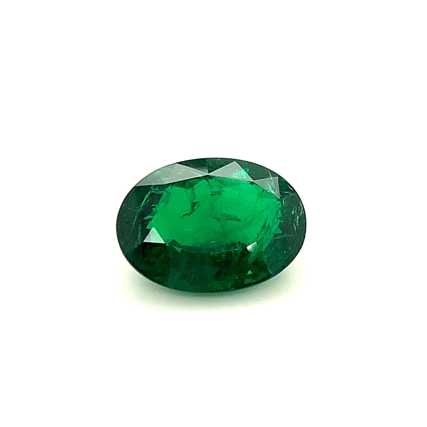 22.35x16.34x9.74mm Oval Emerald (1 pc 21.59 ct)