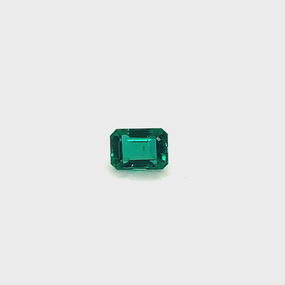 
                  
                    Load and play video in Gallery viewer, 7.55x5.38x3.85mm Octagon Emerald (1 pc 1.19 ct)
                  
                