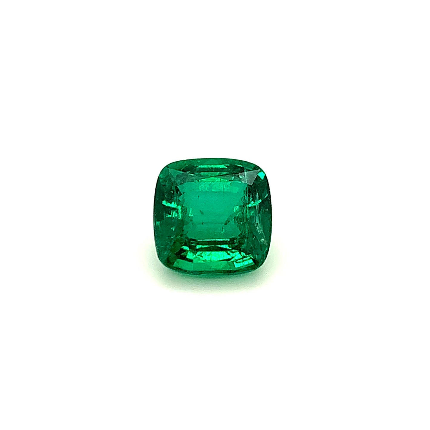 
                  
                    Load and play video in Gallery viewer, 14.35x13.87x8.73mm Cushion Emerald (1 pc 12.03 ct)
                  
                