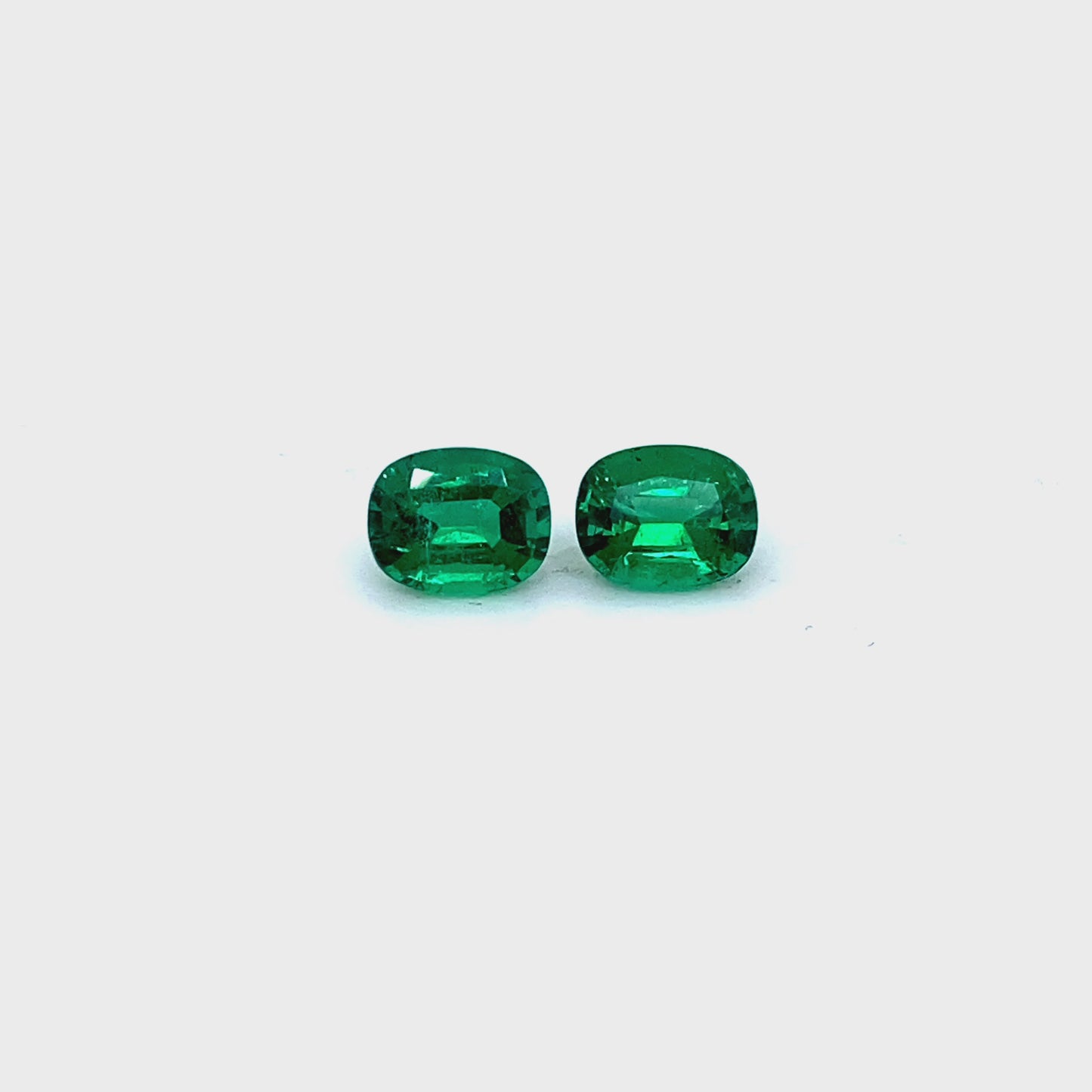 6.30x5.10x0.00mm Cushion Emerald (2 pc 1.45 ct)