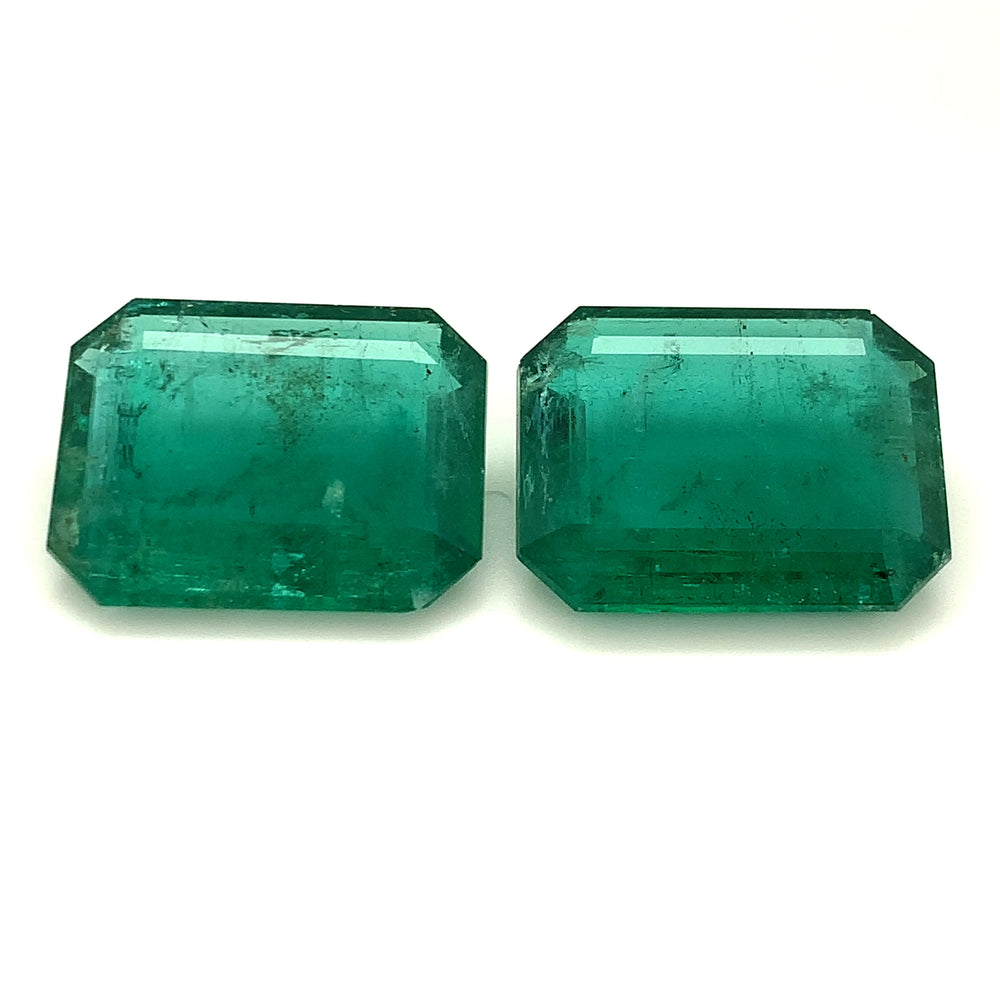 
                  
                    Load and play video in Gallery viewer, 21.40x16.90x0.00mm Octagon Emerald (2 pc 39.02 ct)
                  
                