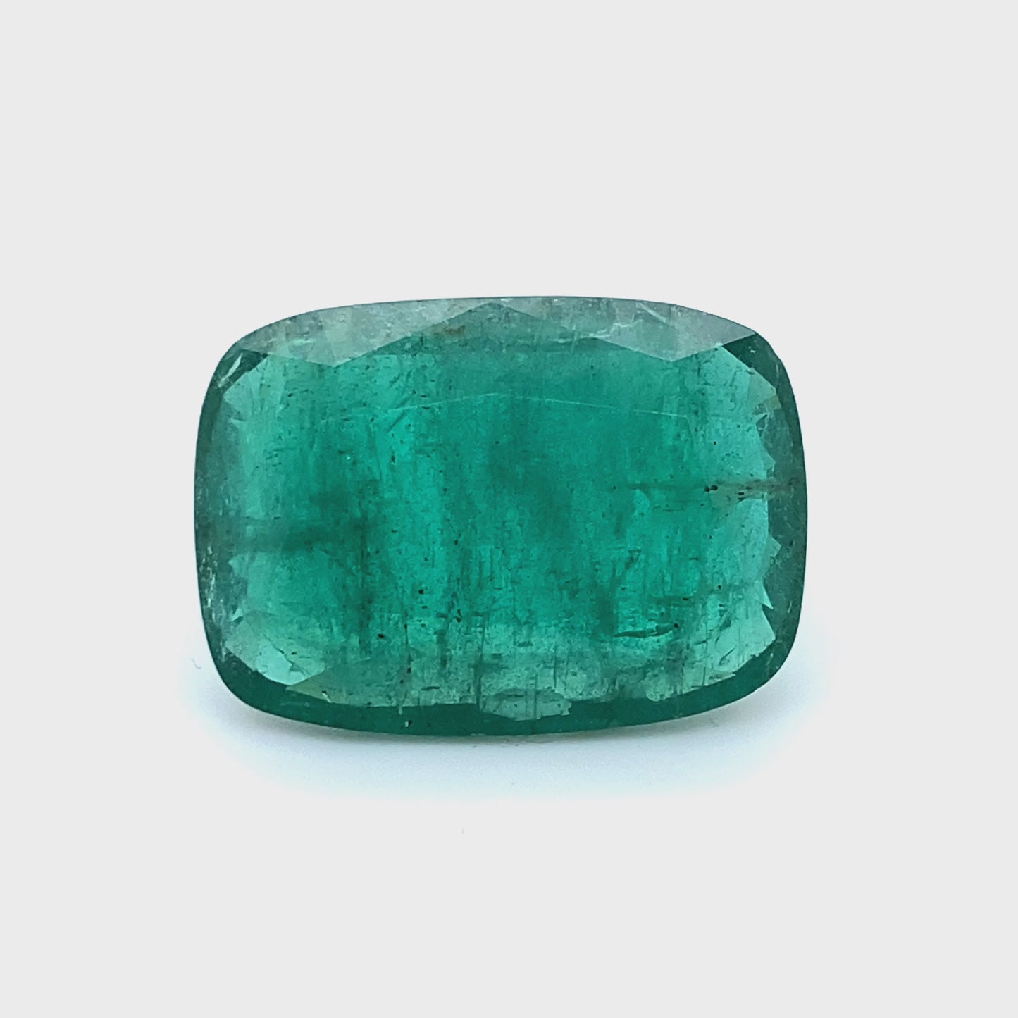 
                  
                    Load and play video in Gallery viewer, 25.00x18.00x7.50mm Cushion Emerald (1 pc 27.93 ct)
                  
                