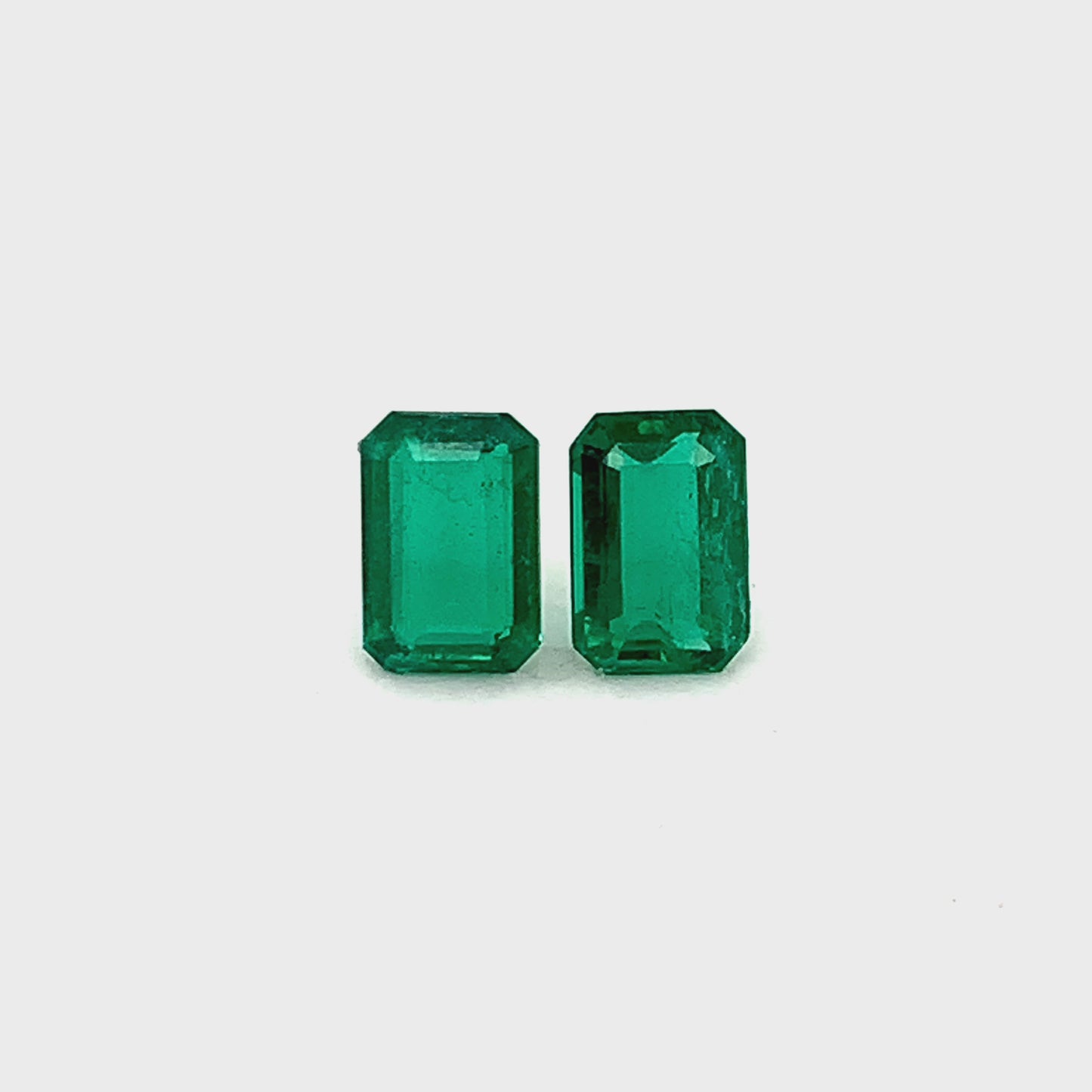 7.90x5.30x5.61mm Octagon Emerald (2 pc 2.06 ct)