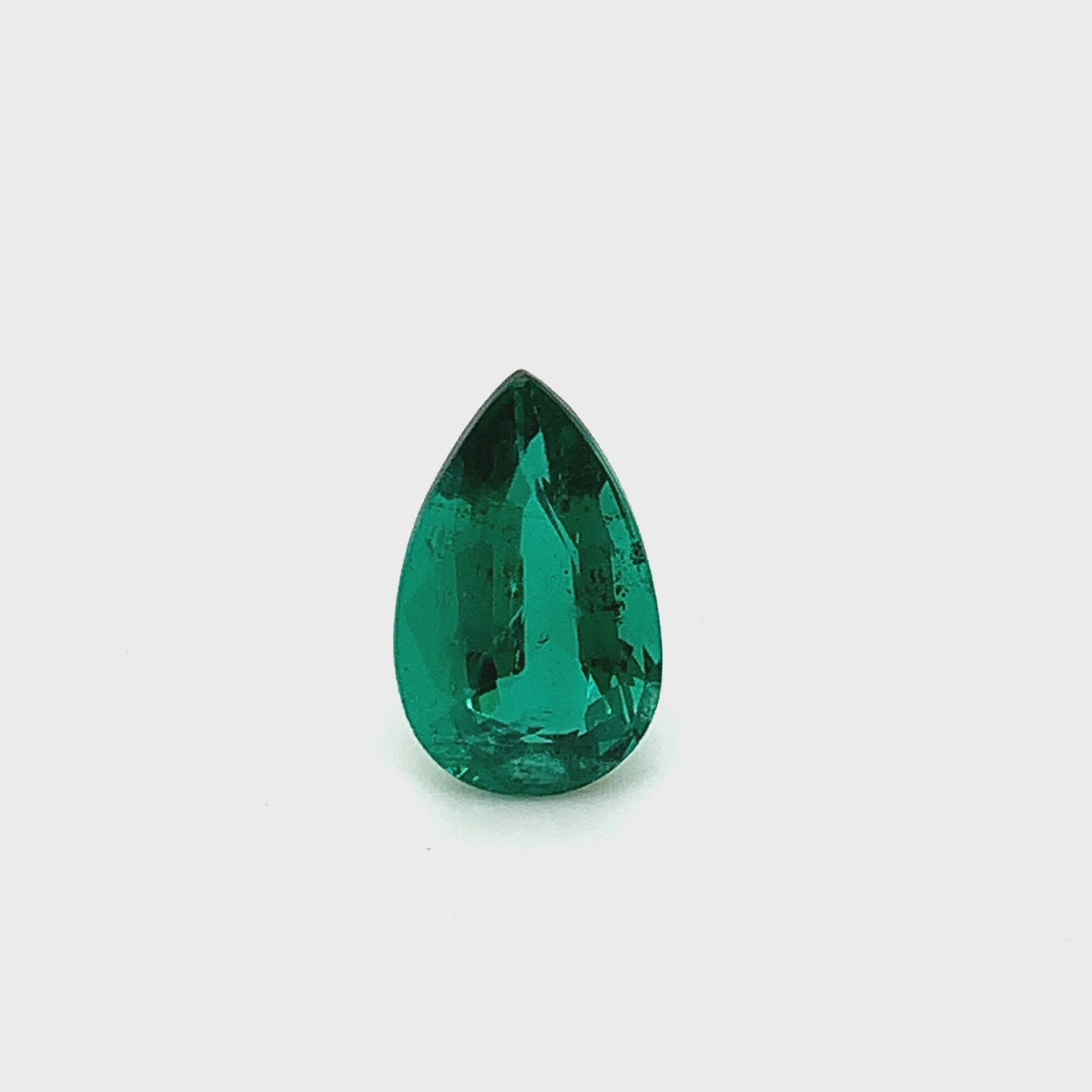 13.27x8.27x5.42mm Pear-shaped Emerald (1 pc 3.40 ct)