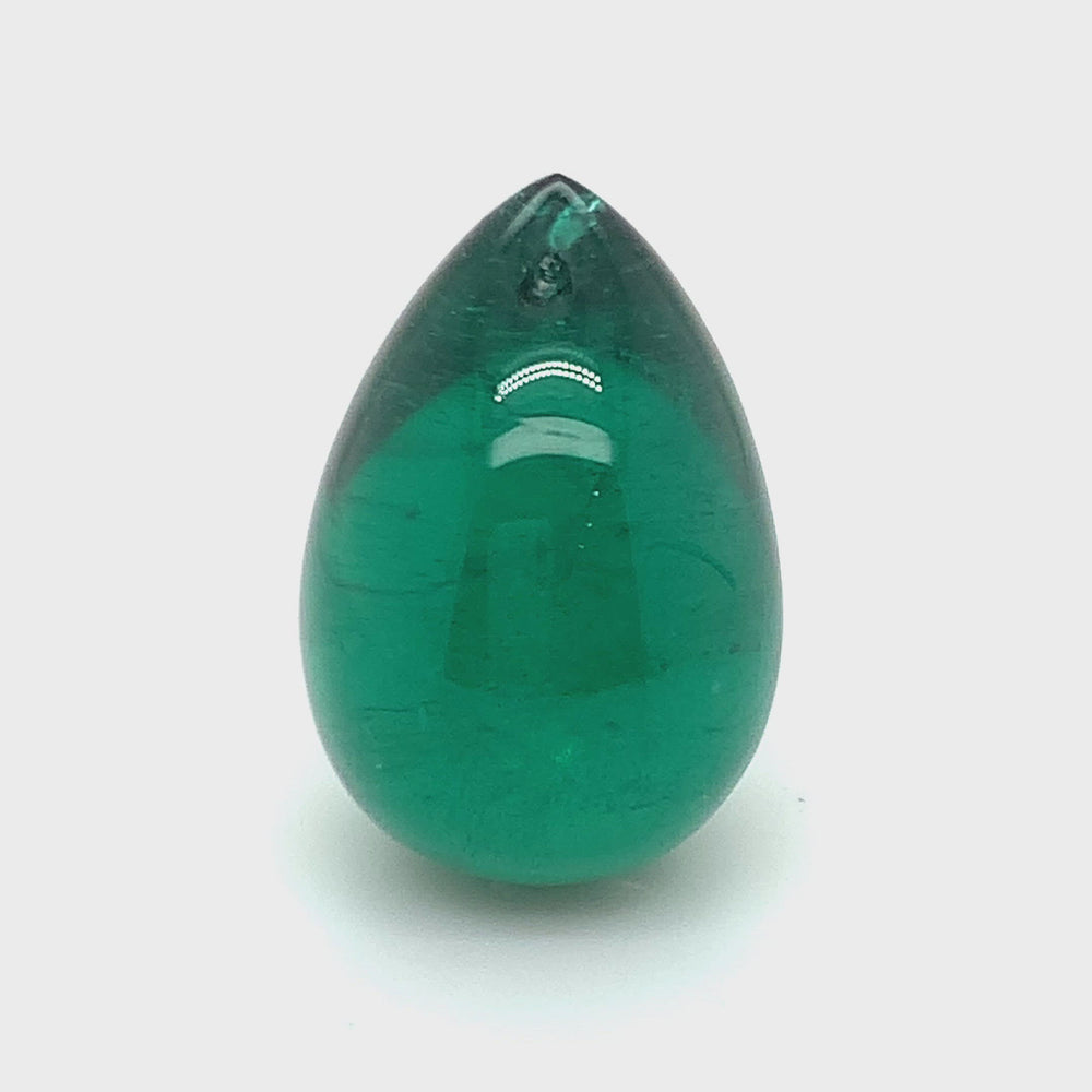 
                  
                    Load and play video in Gallery viewer, 14.16x14.35x21.09mm Drop Emerald (1 pc 28.82 ct)
                  
                