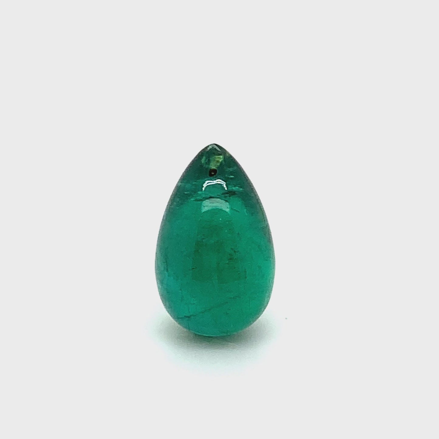 
                  
                    Load and play video in Gallery viewer, 17.63x11.05x10.95mm Drop Emerald (1 pc 14.10 ct)
                  
                